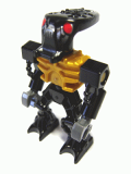 LEGO bio015 Bionicle Mini - Barraki Mantax (Pearl Gold Torso)