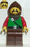 LEGO cas010 Dark Forest - Forestman 4, Brown Legs
